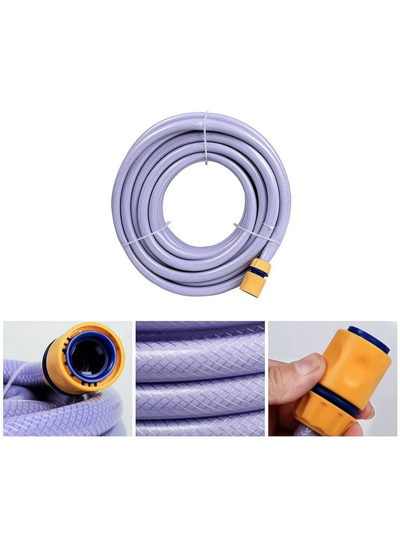 Hose End Connector, Hose Pipe End Quick Connect fitting for 1/2 inch Hosepipe Tap End Quick Connector, Garden Irrigation Hose Pipe Quick Connectors Adaptors Garden Tools, 6 Pack (Yellow)