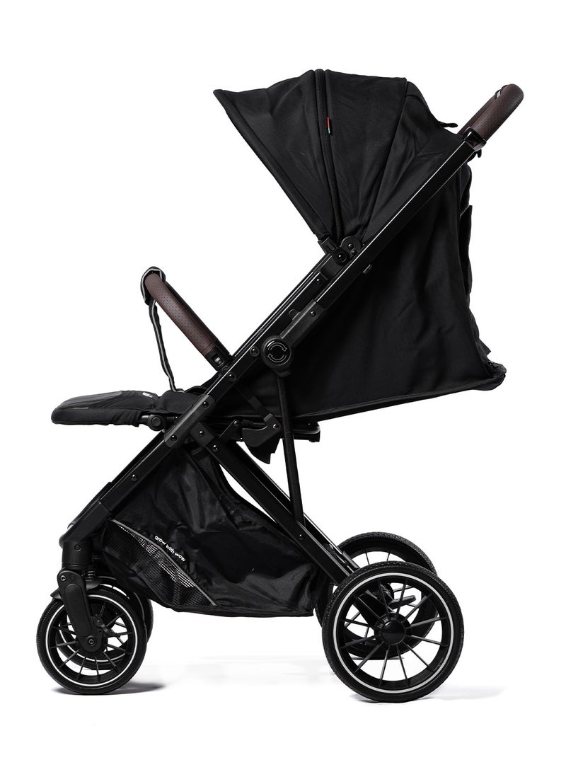 Kidilo Baby Stroller - Reversible Handle, Comfortable, Foldable Stroller - Newborn Stroller w/All-Scene Large Wheels - Image 4