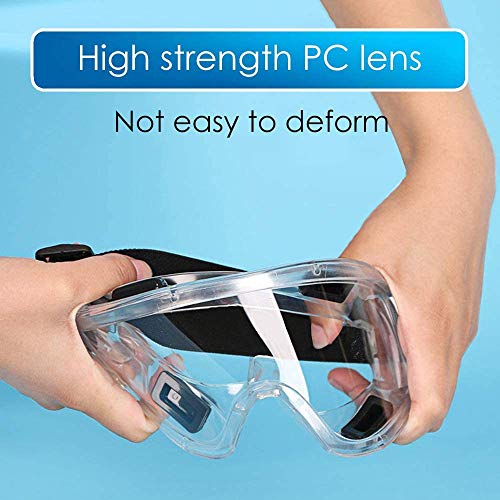 WYATT ANT5PPE Lab Industry Chemical Factory Anti Splash Lens PC Safety Goggles Motorbikes Dust Protection Eye Wear (TINTED) - Image 5