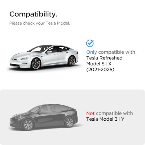 Spigen Tempered Glass Screen Protector [GlasTR EZ FIT] Designed for Tesla Model S (2025-2021), Tesla Model X (2025-2022) 17 inch Dashboard Touchscreen - Matte/Anti Fingerprint - Image 2