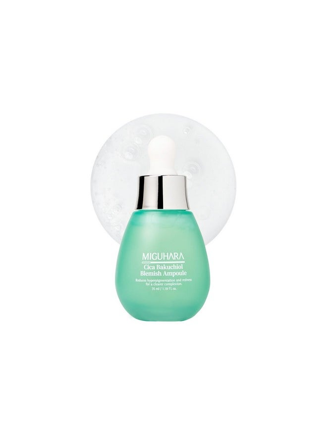 MIGUHARA Cica Bakuchiol Blemish Ampoule | Korean Skincare Ampoule (35ml/1.18 fl.oz.)  - Image 1