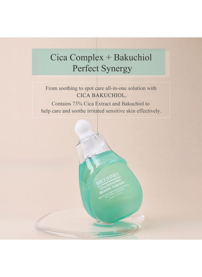 MIGUHARA Cica Bakuchiol Blemish Ampoule | Korean Skincare Ampoule (35ml/1.18 fl.oz.)  - Image 2
