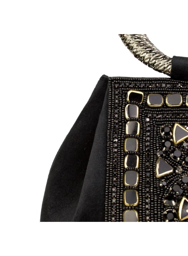 Dollar's Suede Handbag - Stylish Shoulder Bag, Elegant Tote Purse, Soft Texture Fashion Carry Bag for Everyday Use, Spacious Handbag for Work, Travel, Shopping & Casual Outings (Black) - Image 2