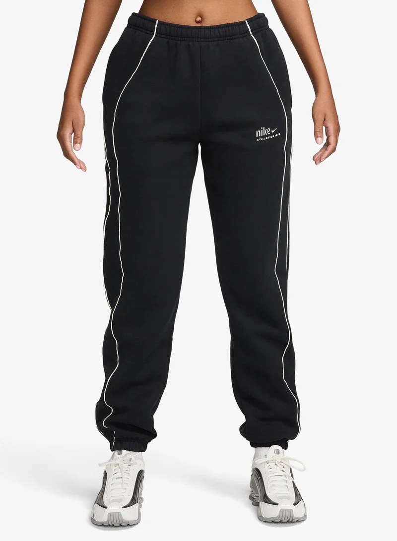 Studio Fleece Mid-Rise Adjustable Cuff Sweatpants
