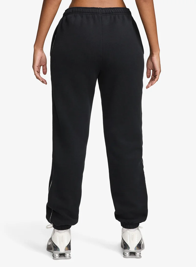 Nike Studio Fleece Mid-Rise Adjustable Cuff Sweatpants