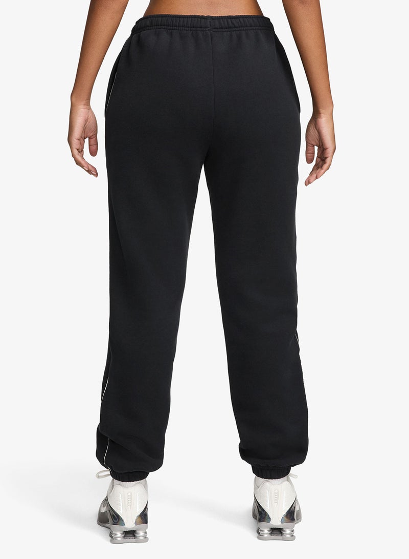 Nike Studio Fleece Mid-Rise Adjustable Cuff Sweatpants - Image 2