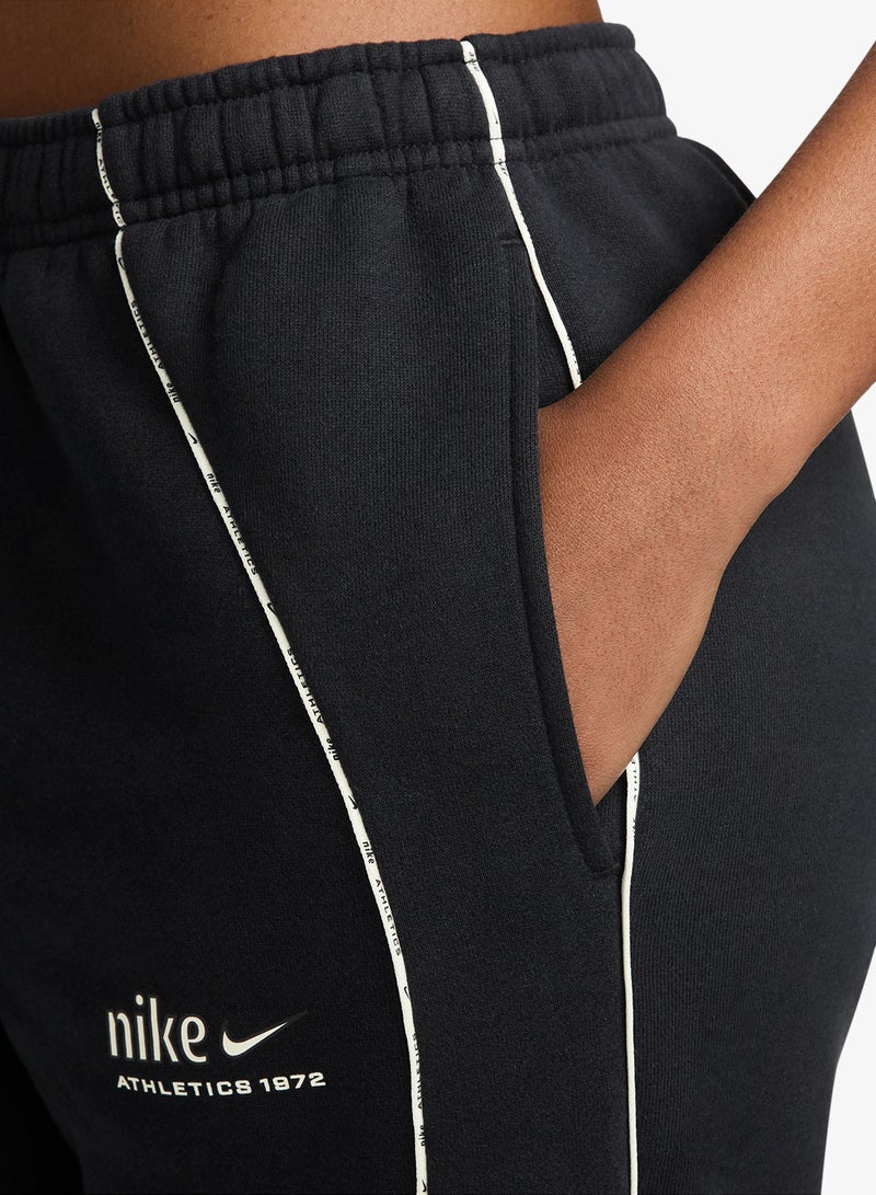 Nike Studio Fleece Mid-Rise Adjustable Cuff Sweatpants - Image 3