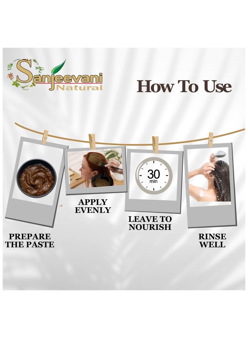 سانجيفاني ناتشورال مسحوق شيكاكاي 100 جرام - Image 4