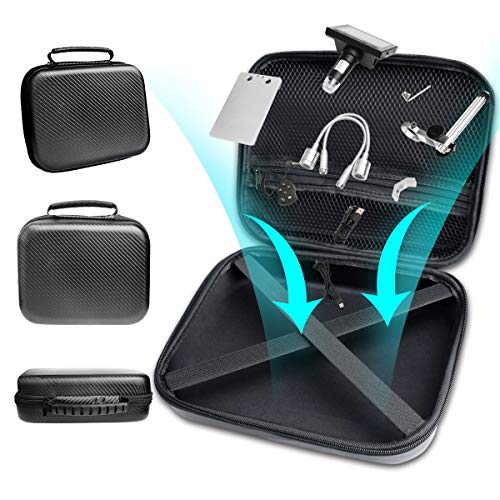 Bysameyee Original LCD Digital Microscope Carrying Case, Ultra Big Size Storage Bag Box for USB/Wifi/LCD Screen Handheld Portable Microscope Camera Endoscope Magnifier Pocket Microscope - Image 2
