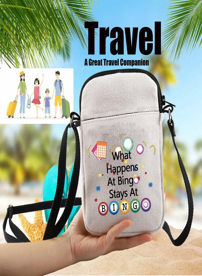 PXTIDY Game Lover Gift Funny Gifts What Happens Stays At Lucky Crossbody Bag Game Player Gifts - Image 5