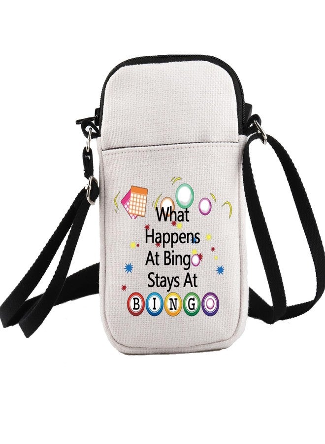 PXTIDY Game Lover Gift Funny Gifts What Happens Stays At Lucky Crossbody Bag Game Player Gifts - Image 1