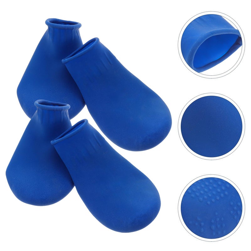 Hemobllo Waterproof Dog Shoes Non-Slip Outdoor Boots Paw Protectors for Cats and Dogs Size S Durable Rain Shoe Covers - Image 2