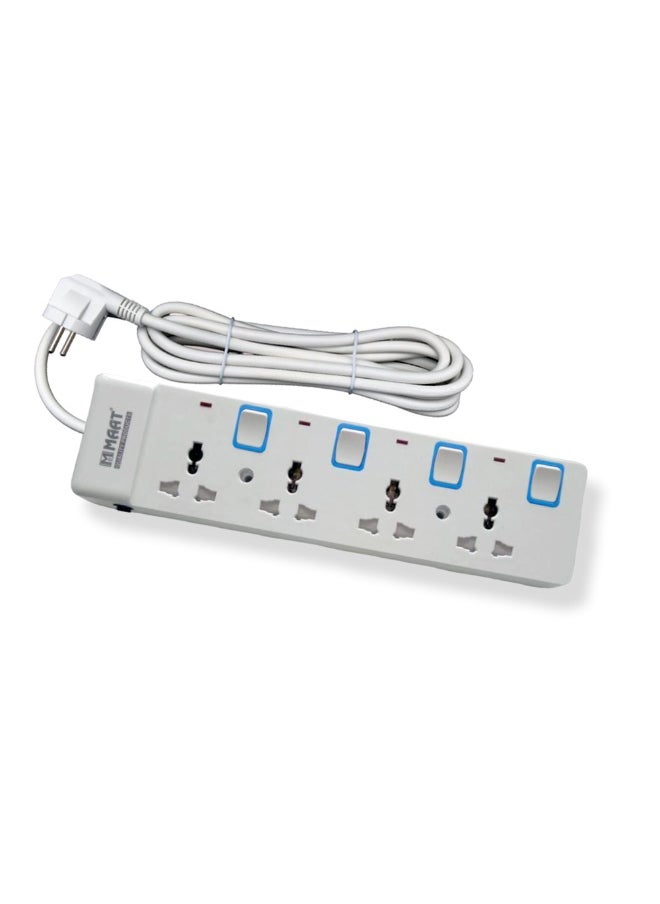 MAAT 4 Way Extension Socket 3MTR 