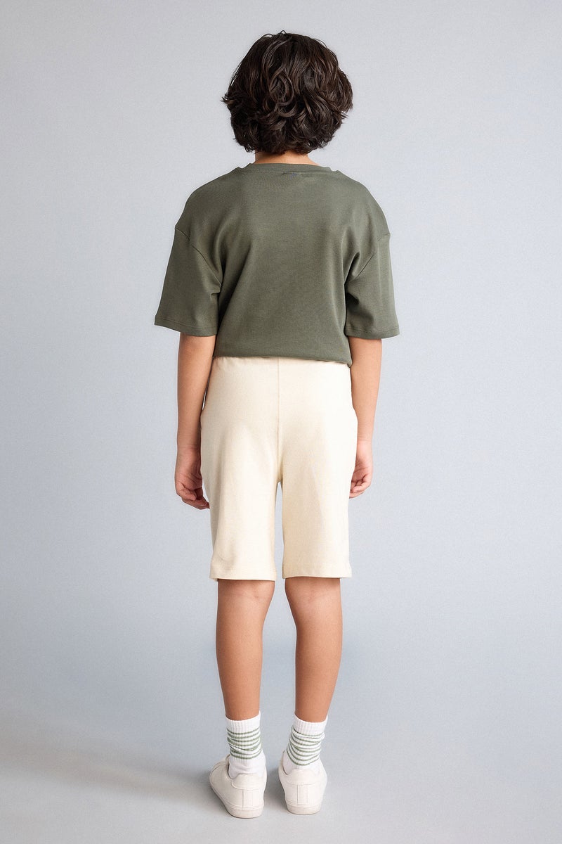 DeFacto Beige Boy Regular Fit Shorts Casual - Image 5