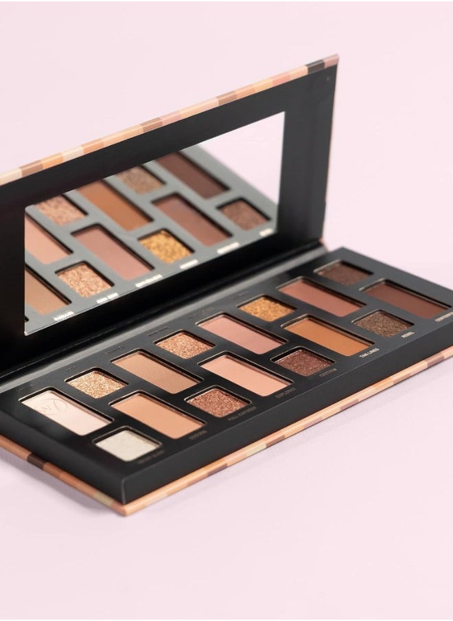 W7 Cosmetics W7 Nudification Pressed Pigment Palette - 16 High Impact Nude Colors - Flawless Long-Lasting Glam Makeup  - Image 3