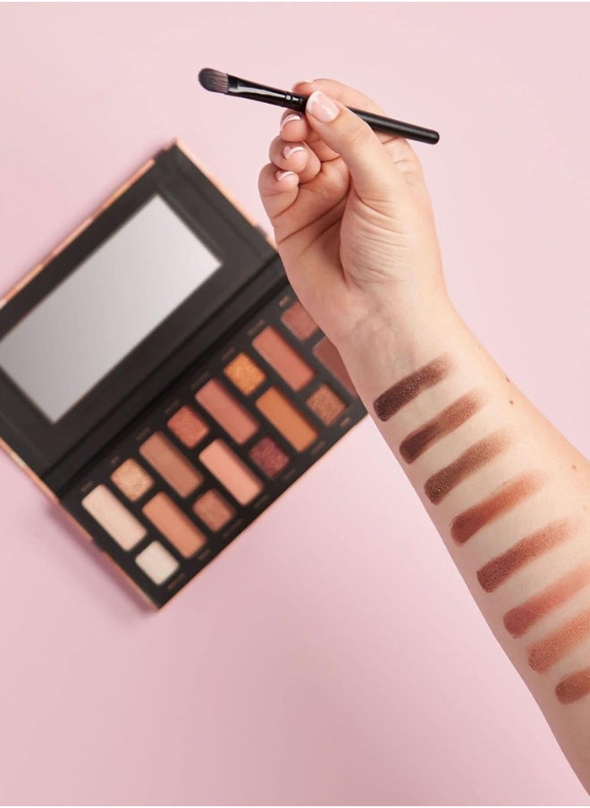 W7 Cosmetics W7 Nudification Pressed Pigment Palette - 16 High Impact Nude Colors - Flawless Long-Lasting Glam Makeup  - Image 4