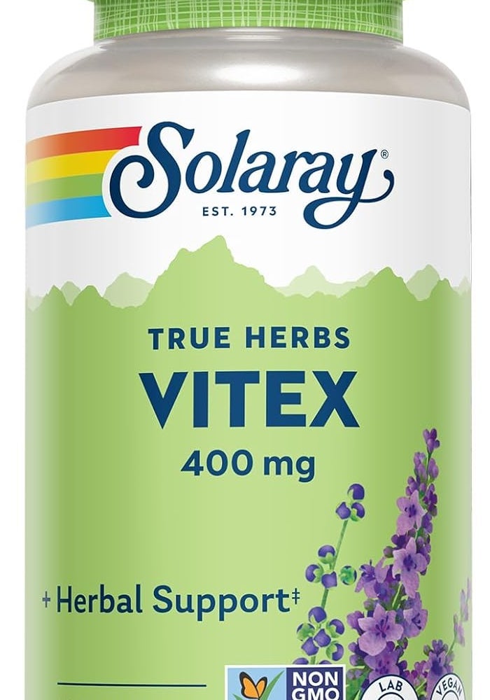SOLARAY سولاري فيتيكس 400 ملغ - 100 كبسولة نباتية لصحة المرأة - Image 1