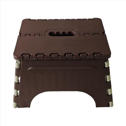 SANWALSA [7 Inch, Pack of 1, Brown & Beige] Super Strong Folding Step Stool | Easy to Carry | Ideal for Kitchen, Bathroom, Bedroom, Camping, Hiking - Image 4