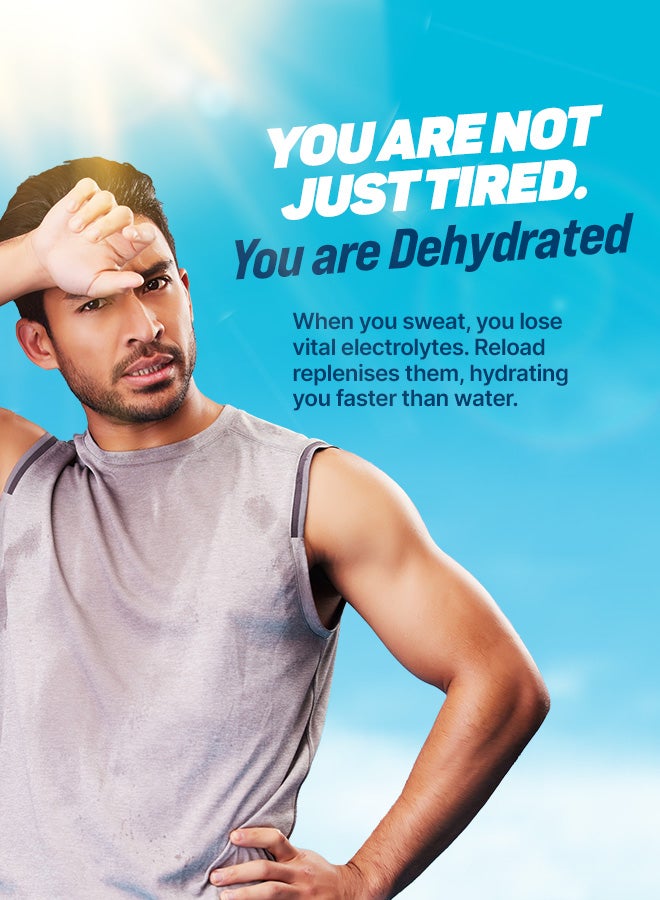 FAST&UP Reload - Electrolyte Hydration Drink - 80 Effervescent Tablets, Mixed Berry Flavour - Image 4