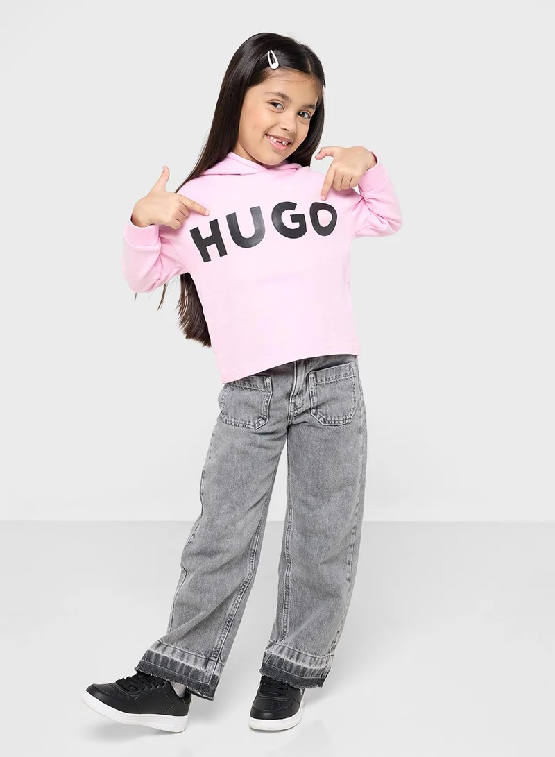 هوجو Kids Logo Hoodie