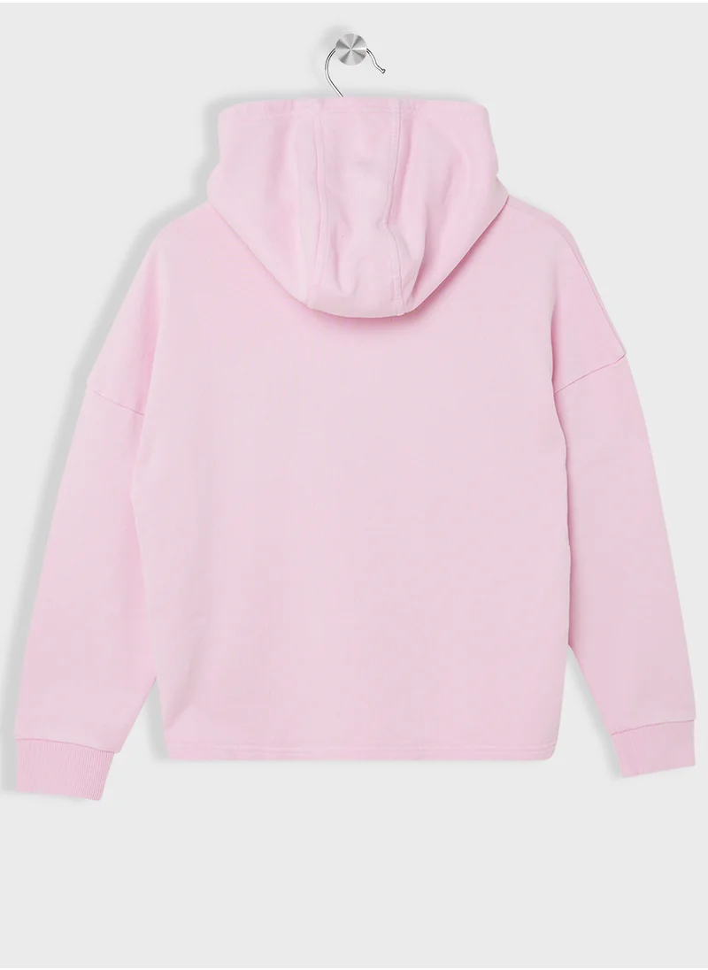 هوجو Kids Logo Hoodie