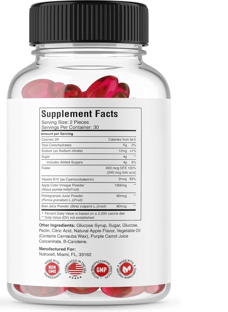 Justified Laboratories Gummies Keto Blast Gummy Bears Blast Keto Gummi Bears Max KetoBlast ACV 60 Gummies Supplement - Image 2