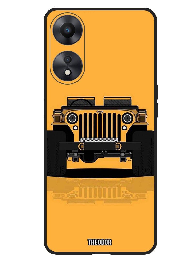 Theodor Protective Case Anti Scratch Shock Proof Bumper Cover For Oppo A1 5G Jeep Minimal - Image 1