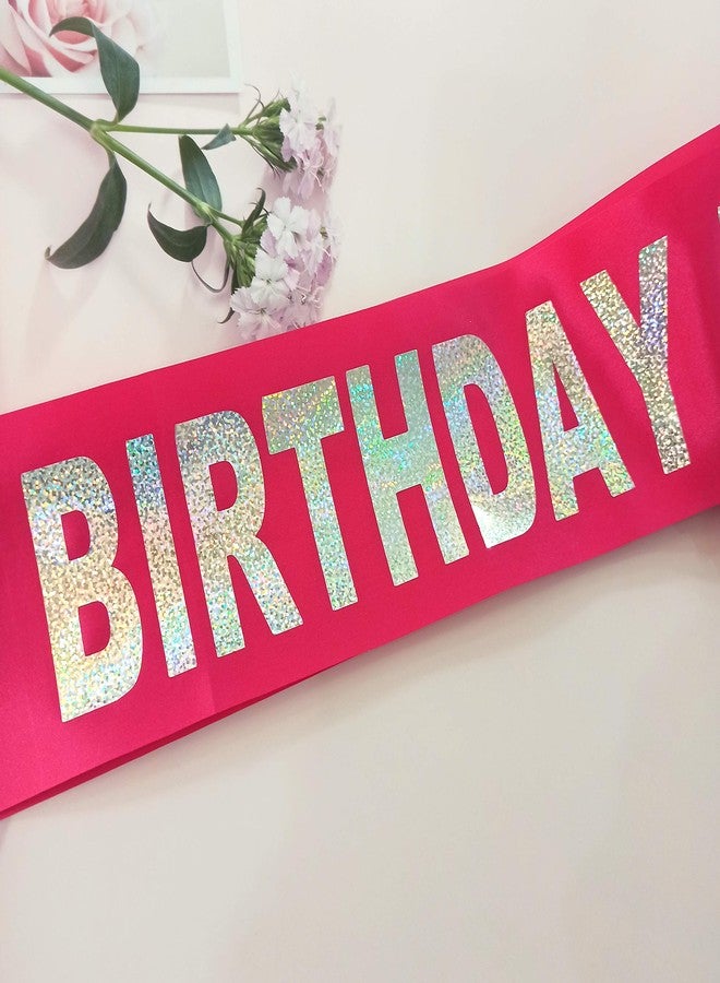 ماجنوسون جاردن وشاح عيد ميلاد ماغنوسون جاردن للنساء، هدايا عيد ميلاد للفتيات المدللات، وملكات الجمال، وديكورات ولوازم حفلات نادي المهر الوردي والفضي - Image 5