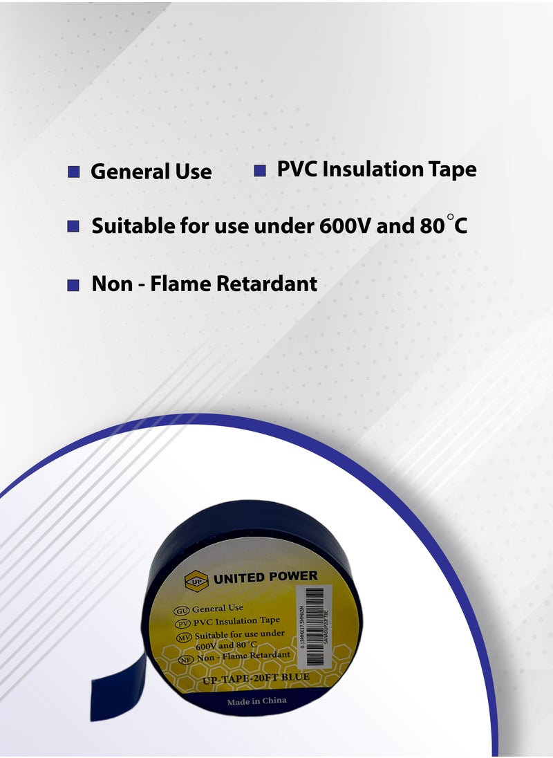 UNITED POWER PVC Electrical Tape - Blue  - Image 3