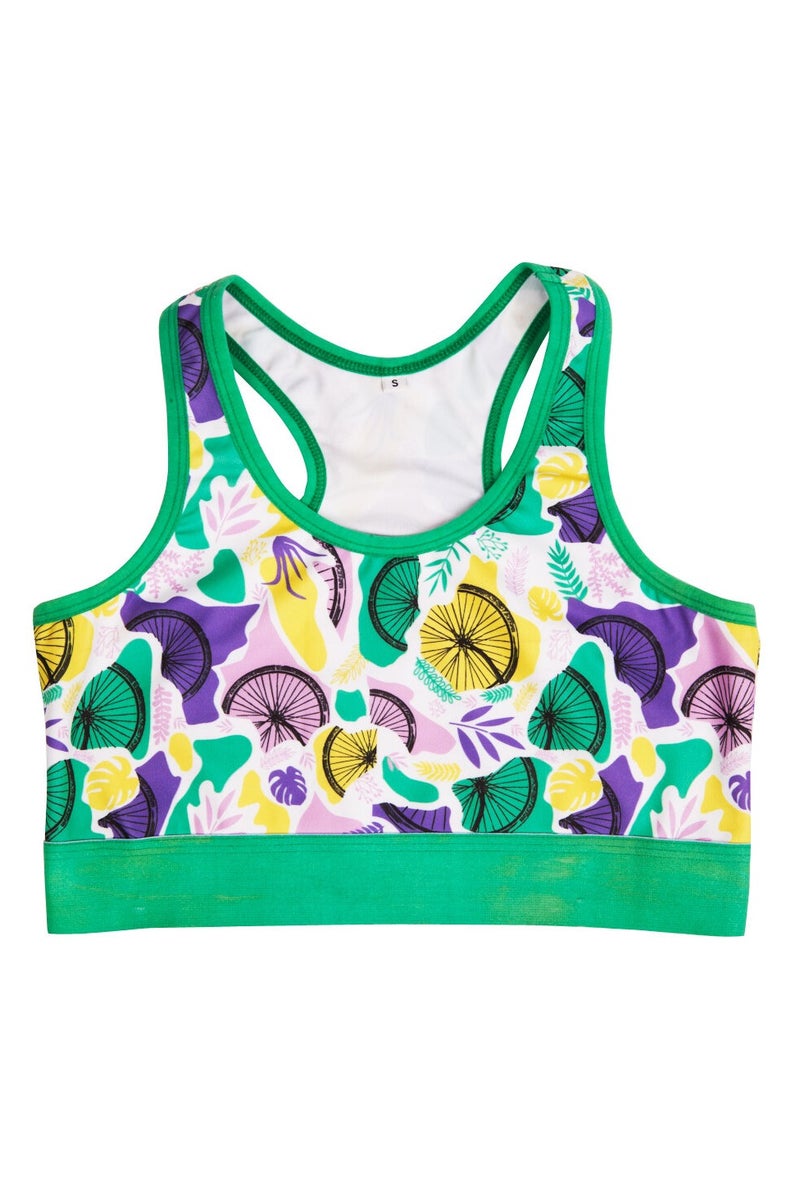 بيج ديزاين بُسْتيه نسائي بدون أكمام، مصنوع من قماش بوليستر قطني، تصميم فني مخصص، ملابس رياضية للنساء – المقاس S، صنع في تركيا. - Image 2