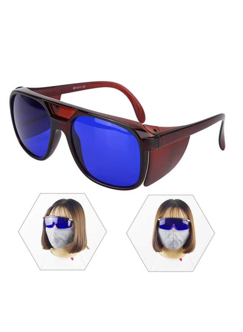 SYOSI Safety Goggles  Lasers UV Protection Safety Glasses Anti-Infrared Ray Eyesight Safety Glasses for Men Women Anti-Glare Eye Protective Workplace Safety Goggles Protection 650-660nm Wavelength - Image 5