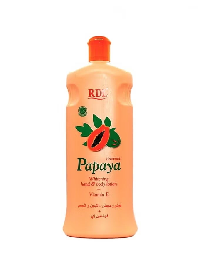 ار دي ال لوشن البابايا لتفتيح اليدين والجسم برتقالي 600ملليلتر