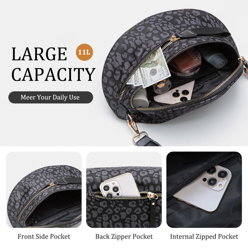 MEXS Bum Bag for Women Crossbody Bags Fanny Packs Sling Belt Purse Waist Chest Shoulder Bag - Image 4
