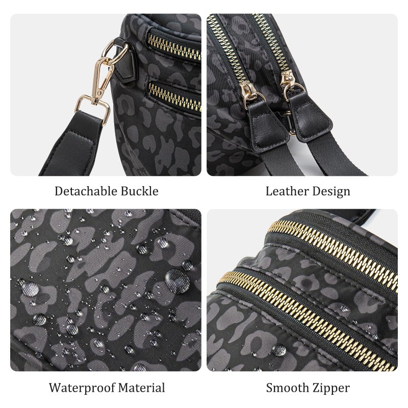 MEXS Bum Bag for Women Crossbody Bags Fanny Packs Sling Belt Purse Waist Chest Shoulder Bag - Image 5