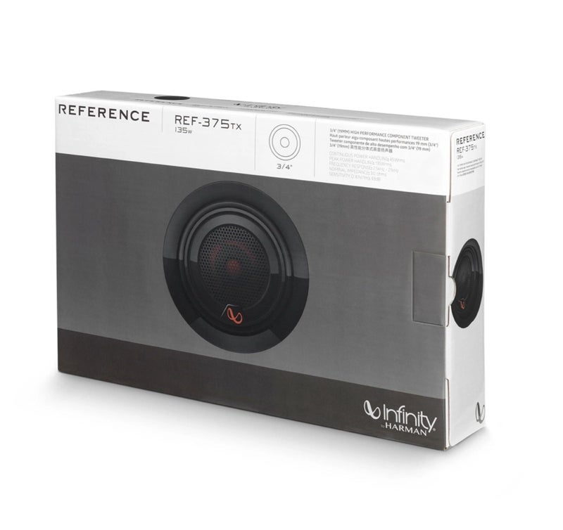 Infinity REF-275tx 135W Reference Series Edge-Driven Textile Car Tweeters, 3/4" - Image 3