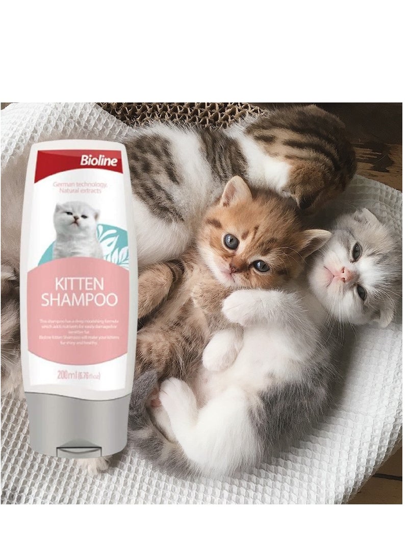 Bioline 2Pc Kitten Shampoo For Sensitive Fur 200ml - Image 2