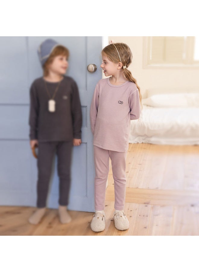 2pcs Pajamas Set Toddler Kid Baby Boy Girl Clothes Set Cotton Long Sleeve Top Pant Suit Pj Set Homewear Outfit - Image 1
