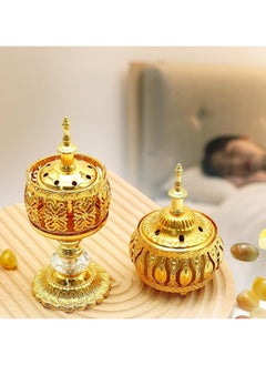 General Gold Vintage Incense Burner, 2 PCS Vintage Cone Incense Burner Incense Burner Aroma Diffuser Stand Yoga SPA Home Office Decoration Incense Burner  - Image 3