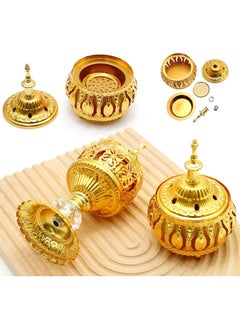 General Gold Vintage Incense Burner, 2 PCS Vintage Cone Incense Burner Incense Burner Aroma Diffuser Stand Yoga SPA Home Office Decoration Incense Burner  - Image 5