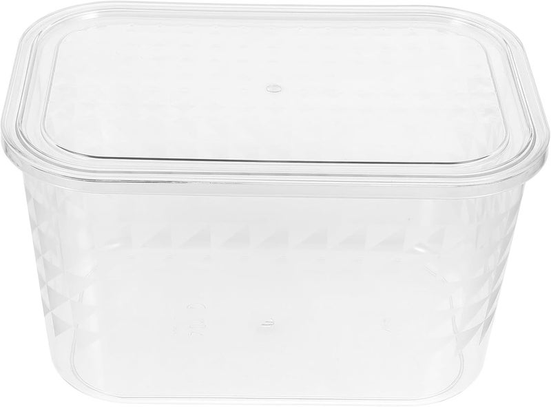 Healifty Pet Medium Desk Books Storage Box with Lid, Home Organizer Bin for ’ Picture Books and Office Supplies, Classroom Storage Container - Image 1