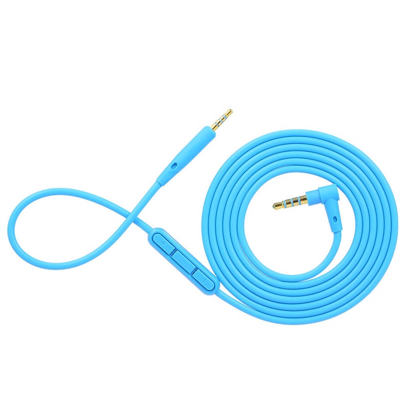 Line-control Audio Cable For BOSE QC25 Headphones With Mic Volume Control Cord Line V5183BL_P Blue - Image 1