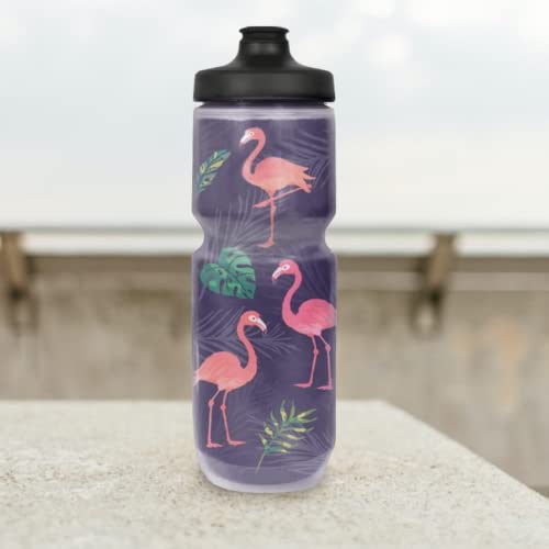 Simply Pure Hydration Purist 23 Oz Insulated Water Bottle - BPA Free Sport Bottles - Limited Edition, Watergate Cap (Flamingo, One Size) - Image 2