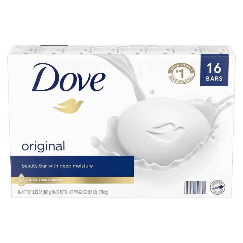 Dove Dove Beauty Bar White 4oz 8 Bar Twin Pack