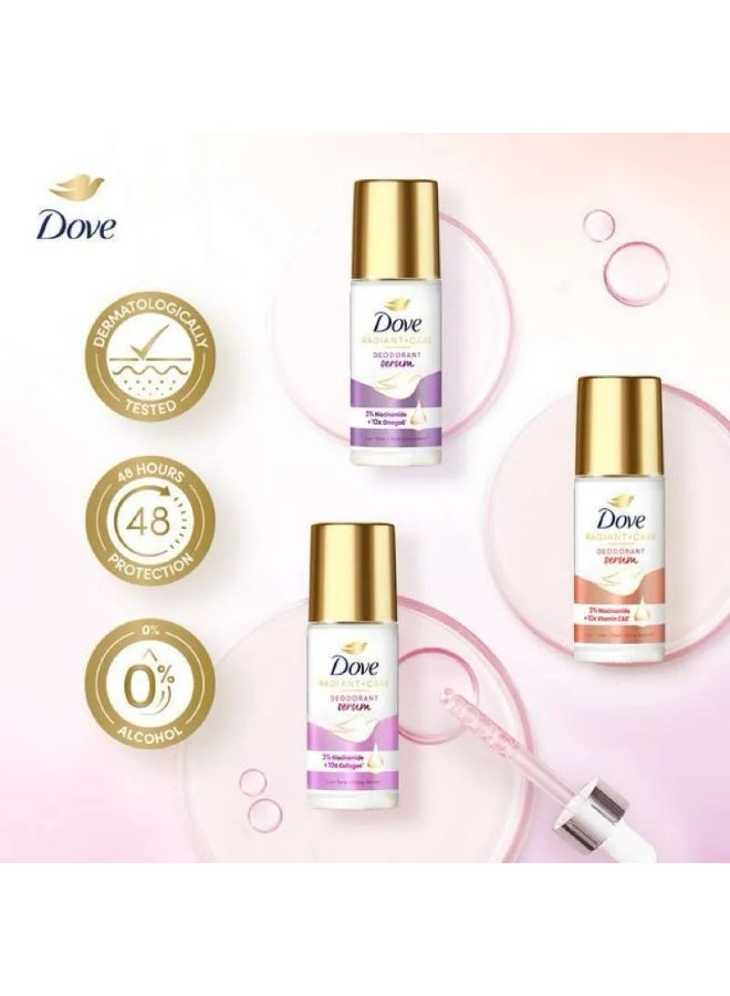 Dove Deodorant Serum Roll On Radiant + Care 45 ML Set 3 Pcs - Image 1