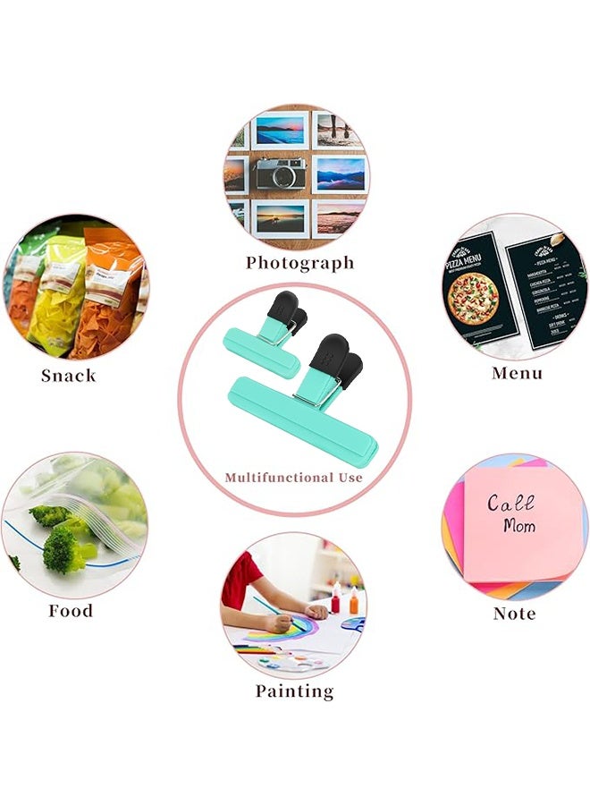 6PCS قفل كيس الطعام, واسعة مفتوحة كيس لتخزين الطعام, ختم كبير, خبز القهوة تخزين الطعام, حجم متنوع - Image 5