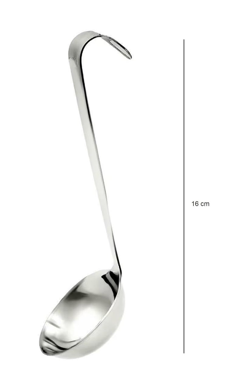Dynore Dynore Stainless Steel Jointless Oil LadleGhee LadleOil Container Ladle 16 cm Long  - Image 4