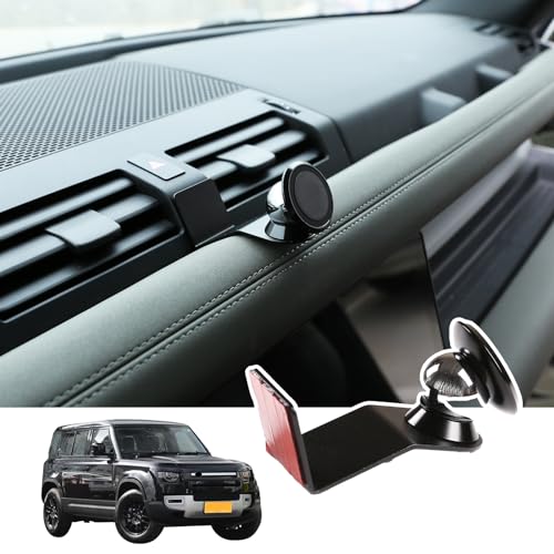 Bekantogy Car Phone Holder Compatible with Land Rover Defender 90 110 130 20202024 Models Aluminum Alloy Cell Phone Holder Car Dashboard Cell Phone Holder - Image 1