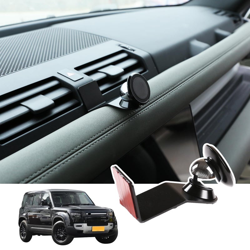 Bekantogy Car Phone Holder Compatible with Land Rover Defender 90 110 130 20202024 Models Aluminum Alloy Cell Phone Holder Car Dashboard Cell Phone Holder - Image 2