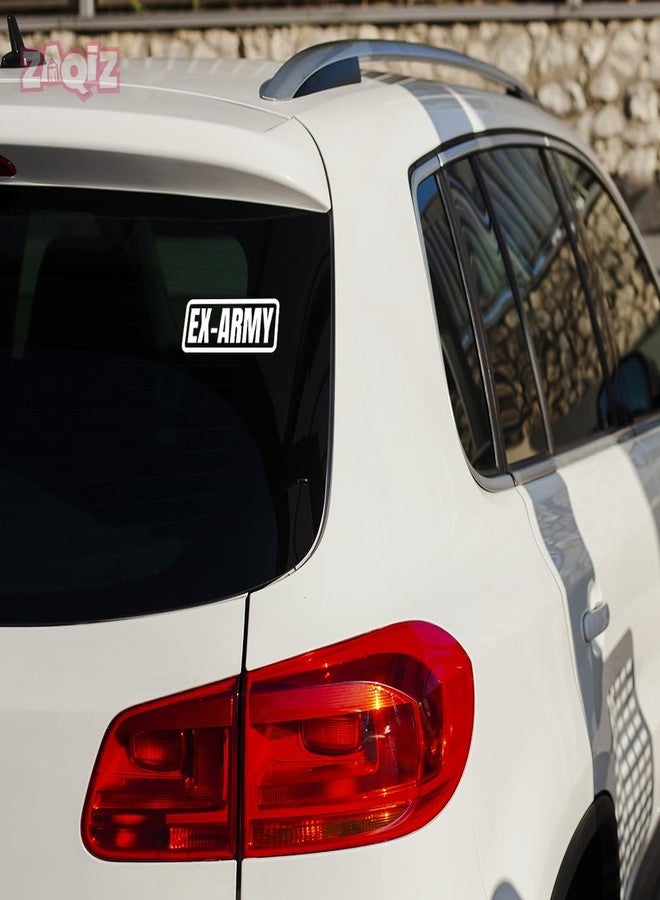 SnappySticker Car and Bike Sticker Easy to Stick and Remove Decal Sticker Patriot Army - Image 3