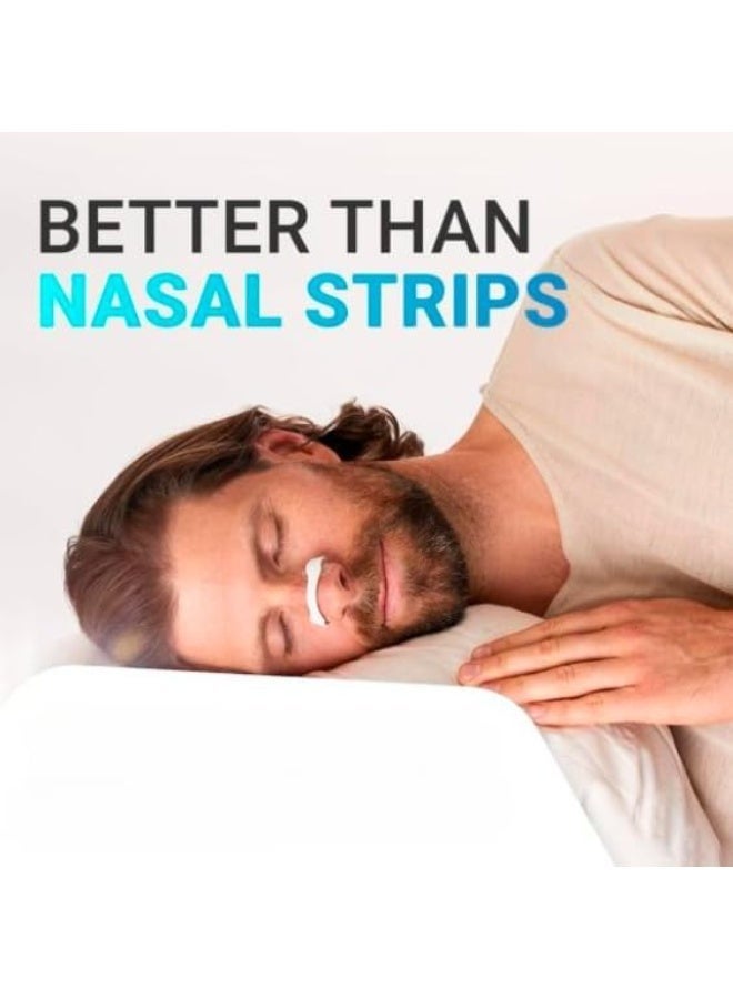 شرائط أنف مميزة لتوسيع مجرى التنفس، 30 قطعة، تساعد على تقليل الشخير وتخفيف الاحتقان (أسود) - Image 2
